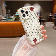 Polka Dot Flower And Ladybug Pattern 17 PROMAX Phone Case, Suitable As Birthday And Christmas Gift For Couples, Girlfriends, Daughters, Teenagers - Multicolor - View 2
