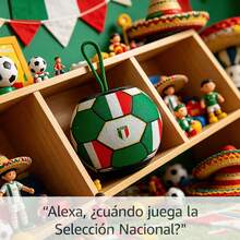 Echo Dot modelo más nuevo con Alexa e IA, Mundial de Fútbol 2026 parlante portátil bonito Bluetooth, conexión Bluetooth, calidad de sonido clara para fútbol, ideal en México para la Selección Nacional de México. - Ver 9