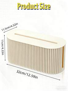 1 pieza Caja organizadora de cables de escritorio, organizador de regleta de enchufes de gran capacidad, caja de almacenamiento para ocultar cables desordenados, 2 opciones de color - Multicolor - Ver 8