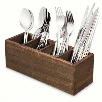 Simple Kitchen Utensil Sorting Storage Box, Home Organization Storage Container