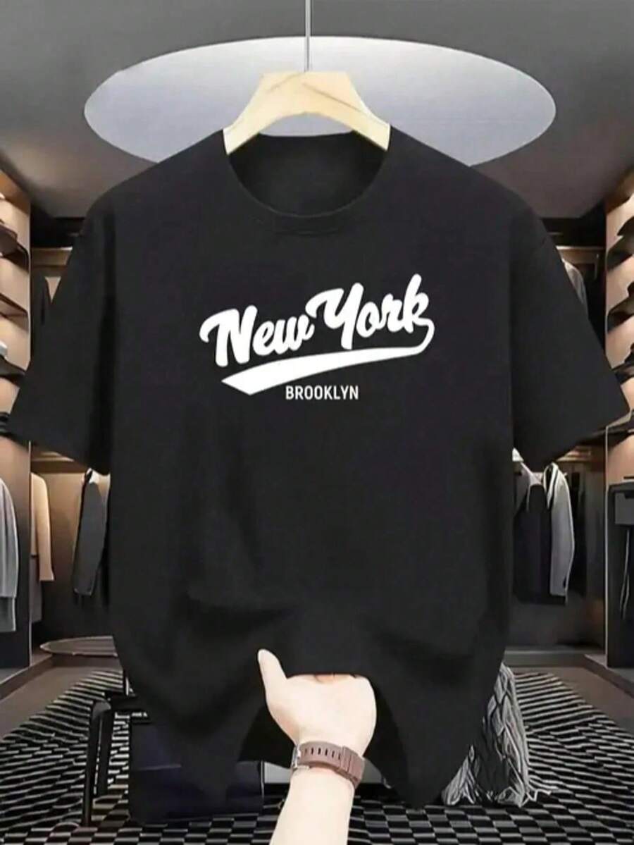 1 pieza de camiseta unisex de manga corta y cuello redondo, holgada, de 180 g, diseñada por artistas de Y2K en el estilo Bababask, hecha de 100% algodón puro.Son informales y versátiles, adecuados para ropa urbana, salidas diarias, campamentos, conciertos, eventos de hip-hop, rock y rap, y presentan diseños inspirados en celebridades.Ideal para festivales, otoño y uso durante todo el año. - Negro - Ver 1
