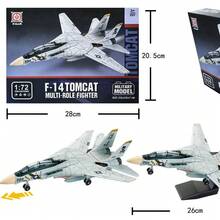 1pc F14 SU57 F22 B2 SU25 A10 Fighter Jet & Bomber Plane Model, Miniature Scale Model, Plastic Building Block Plane Model, Collectible Creative Gift, Suitable For 14+ Years Old, Christmas Gift - Multicolor - View 11