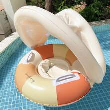Juguetes inflables al aire libre para anillo de natación, asiento flotante para piscina, tubo de natación, círculo de natación, juguetes de Fiesta EN LA Piscina en la playa - asiento naranja - Ver 5
