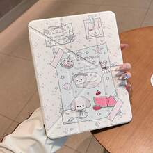 适用于 iPad 第 11 代平板电脑的保护套，A16 型号，带笔槽，支持智能休眠唤醒，抗冲击、防震、防弯折，简约优雅，也兼容 iPad 第 9 代（10.2 英寸）、第 8 代（10.2 英寸）、iPad Air 11 (M4) 2026 和第 10 代平板电脑保护套 - 無色 - 查看 3