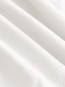 Vestido elegante sin mangas estilo francés, vestido mini con decoración de lazo rojo, adecuado para salidas diarias, citas, vacaciones - Blanco - Ver 7