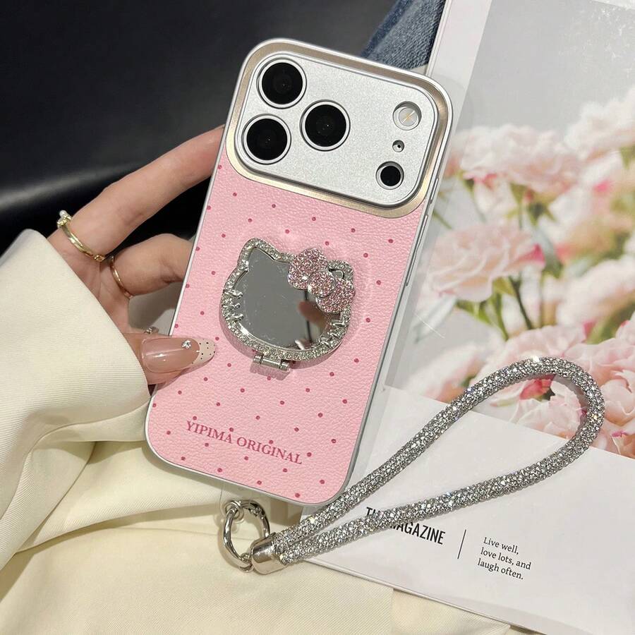 SANRIO 1 chiếc ốp lưng mềm IMD hình trái tim mini sang trọng thời trang cho iPhone 17/17Pro/17PM, 16/16Pro/16PM, 15/15Pro/15PM, 14ProMax/14Pro/14, 13ProMax/13Pro/13, 12ProMax/12Pro/11/11ProMax, SE - Ốp bảo vệ điện thoại chống sốc - Nhiều màu - Xem 1