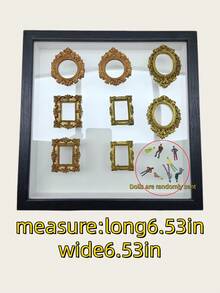 1 buah Bingkai Foto Mini DIY 3D Warna Walnut, Abadikan Kenangan Berharga Anda Secara Unik, Dudukan Pajangan Foto yang Dapat Disesuaikan dan Figur Miniatur, Ciptakan Kenang-kenangan Dekoratif yang Dipersonalisasi untuk Foto, Koleksi, dan Kerajinan Tangan - Berbagai gaya - View 17