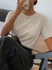 Summer Off-Shoulder T-Shirt - Green - View 2