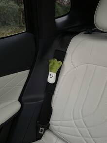 1个趣味蔬菜安全带肩垫套，包含葱、姜、蒜、辣椒等毛绒玩具，可作汽车座椅配件，小礼物汽车安全带肩垫 - A - 查看 4
