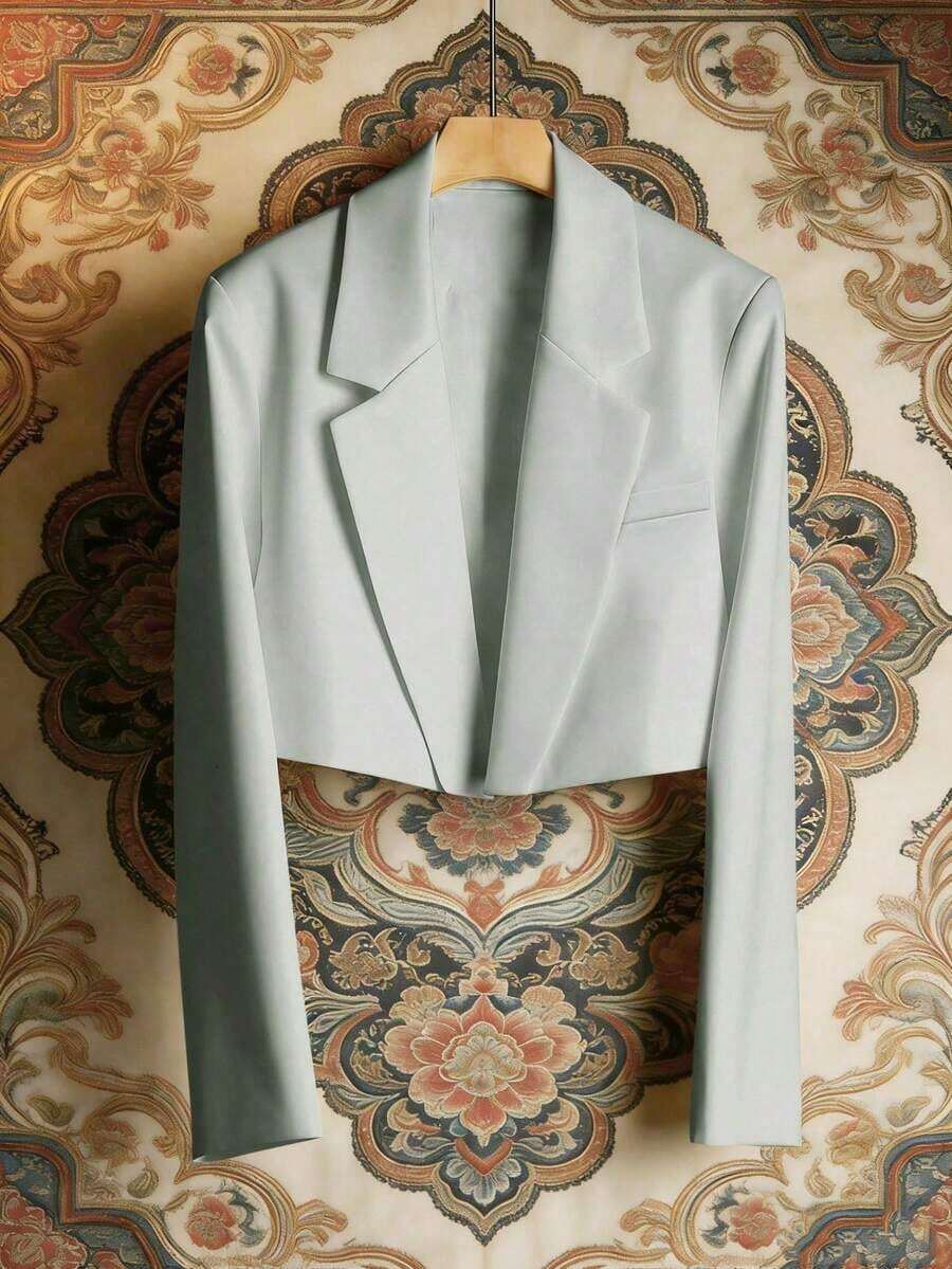 Women Lightweight Blazers - 薄荷綠 - 查看 1
