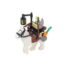 Figuras de Caballeros Militares Medievales y Juego de Bloques de Construcción de Caballos de , Juguetes Militares Medievales con Accesorios para Niños, Regalo - SGM08 - Ver 7