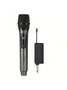 Portable Handheld Wireless Microphone, Professional Unidirectional Dynamic Coil With Mute Function, 6.35mm Plug, Singing Microphone, 1 To 2 Wireless Microphones, Professional Handheld Microphone, Suitable For Karaoke, Party, Church, Performance Recording, 800mAh Battery - View 9