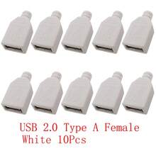 Wire Junction Boxes - White USB Female - View 3