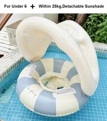 Juguetes inflables al aire libre para anillo de natación, asiento flotante para piscina, tubo de natación, círculo de natación, juguetes de Fiesta EN LA Piscina en la playa - asiento naranja - Ver 11