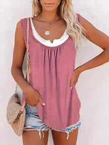 Women Tank Tops & Camis - 灰色的 - 查看 4