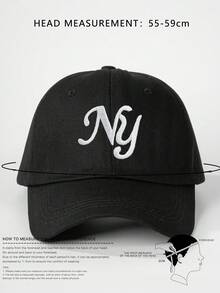 Mũ lưỡi trai thêu logo NY (3 chiếc/1 chiếc), mũ chống nắng ngoài trời có thể điều chỉnh cho bé trai và bé gái, thích hợp cho mùa xuân, mùa thu, du lịch, bãi biển, kỳ nghỉ. - mũ bóng chày - Xem 8