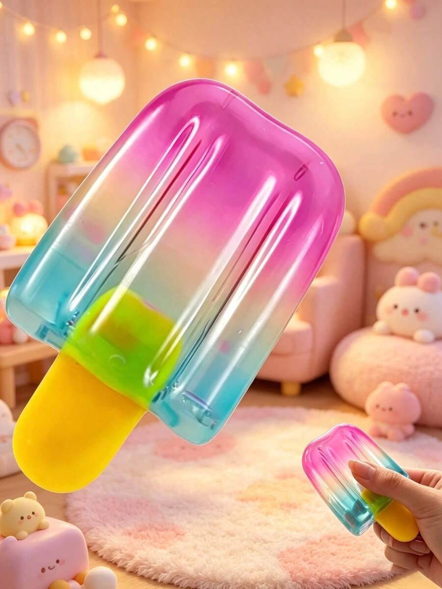 Đồ chơi bóp hình kem, quà tặng mùa hè, phù hợp cho trẻ em và người lớn, đồ chơi giảm áp lực giác quan, giảm căng thẳng và lo âu, quà sinh nhật và phần thưởng trong lớp học. - Nhiều màu - Xem 1