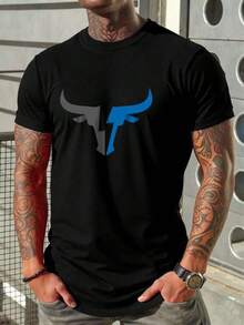 1 pieza de camiseta unisex de manga corta y cuello redondo, holgada, de 180 g, diseñada por artistas de Y2K en el estilo Bababask, hecha de 100% algodón puro.Son informales y versátiles, adecuados para ropa urbana, salidas diarias, campamentos, conciertos, eventos de hip-hop, rock y rap, y presentan diseños inspirados en celebridades.Ideal para festivales, otoño y uso durante todo el año. - Negro - Ver 1