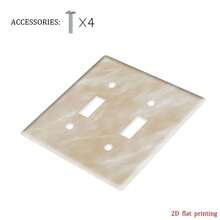 1pc Fashionable Pattern Printed Switch Panel, Suitable For Bedroom, Kitchen And Living Room Decoration, Easy Installation, Durable 2D Flat Design - Multicolor - View 13