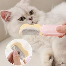 Professional Pet Eye Comb | Stainless Steel Cat & Dog Tear Stain Cleaning Brush | Grooming Tool | Portable Eye Gunk Removal Comb - Multicolor - View 3
