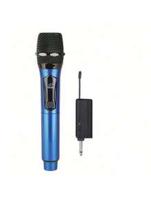 Handheld Wireless Microphone, Portable, Professional Unidirectional Dynamic Coil With Mute Function, 6.35mm Plug, For Gaming, Live Streaming And Video Conferencing, Stylish Design | Durable Construction, Singing Microphone, 1-To-2 Wireless Microphone, Professional Handheld Microphone, Suitable For Karaoke, Party, Church, Performance Recording, 800mAh Battery - Multicolor - View 13