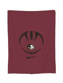 Florida State Merch Seminoles Throw Blanket Warm Blankets Breathable Air Conditioner Blanket For Car Classic Outdoor Blankets For Picnic For All Season - 黑色 - 查看 2