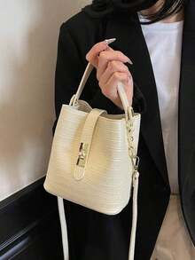 Women Top Handle Bags - 米色接入點和 3528 - 查看 13