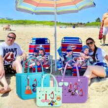 Key Holder Accessories Bogg Bags X Large, Insert Charm Carabiner Keychain Beach Bag - Red - 查看 9