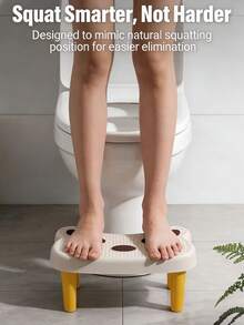 Thickened Household Squat Toilet, Squat Toilet, Squat Toilet, And Toilet Footstool. The Toilet Footstool Adopts An Arc Design To Better Fit The Toilet, And The Footrest Has Rounded Corners To Avoid Hurting The Hands. - Multicolor - View 4