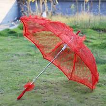 1pc Mini Lace Umbrella, Wedding Photography Prop Umbrella, Solid Color Lace Woven Dance Umbrella, Vintage Parasol, Decorative Umbrella Summer Cooling, Beach, Travel, Spring Summer Picks, Brides Maid Gifts, Room, Bedroom Decor, Bedroom Decor, Beach, Travel, For Men, For Women, Vacation,Cute Stuff,Mother's Day Gift,Bedroom Decor,Garden,Kitchen Decor,Summer,Beach,Travel Essentials,Room Decor,Squishy,Graduation,Outdoor,Garden,Travel Essentials - Multicolor - View 13