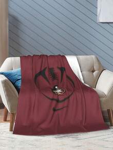 Florida State Merch Seminoles Throw Blanket Warm Blankets Breathable Air Conditioner Blanket For Car Classic Outdoor Blankets For Picnic For All Season - 黑色 - 查看 5