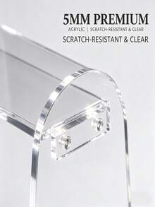 1 cái = 1 bộ / 3 cái = 1 bộ. Giá đỡ ly sâm panh bằng acrylic thanh lịch, kiểu dáng tối giản hiện đại, trong suốt, thích hợp cho tiệc tùng, đám cưới, Giáng sinh. - trong suốt - Xem 7
