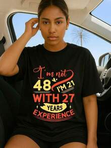 Women T-Shirts - Black - View 1