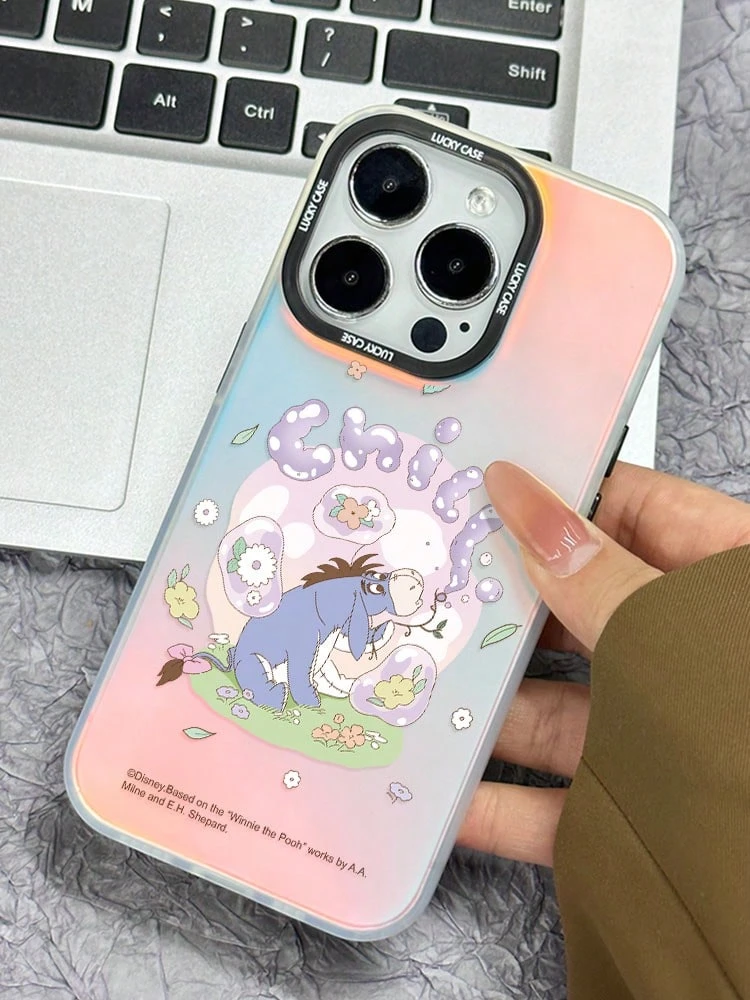Ốp điện thoại Disney Classic Series dành cho iPhone 17Pro Max, 16 Plus, 17 Pro, 16, 15, 14, 13 Pro, 12, 11, SE, XS Max, XR, ốp bảo vệ in hình đơn giản và thời trang. - màu trắng trong suốt - Xem 1
