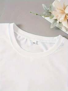 2026 Nuevos productos de gran : camiseta de algodón de cuello redondo para mujer, camiseta para maestros, regalo para maestros, el mejor regalo para maestros, camiseta para escuela primaria, camiseta para la vuelta al cole, ropa para el aula, ropa para educadores, ropa de uso diario, camisa casual para maestros, tela transpirable, tela de elasticidad media, ropa de amabilidad, camiseta para empleados de la escuela, regalo para educadores, personal escolar - 2026 Nuevas camisetas para mujer - Blanco - Ver 4