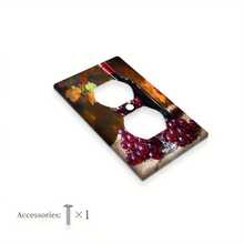 1pc Grape And Wine Print Switch Plate Cover - Autumn Harvest Themed Decorative Wall Plate, Fits 1-Gang/2-Gang Light Switches And Outlets, Durable Indoor/Outdoor Use, No Wiring Required, Kitchen Bathroom Bedroom Home Decor, Kitchen Wall Art | Vineyard Aesthetics | Vine Texture - A - View 12