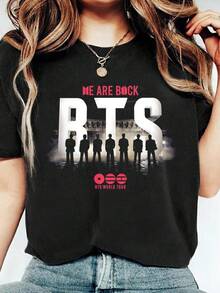 Women T-Shirts - Black - View 6