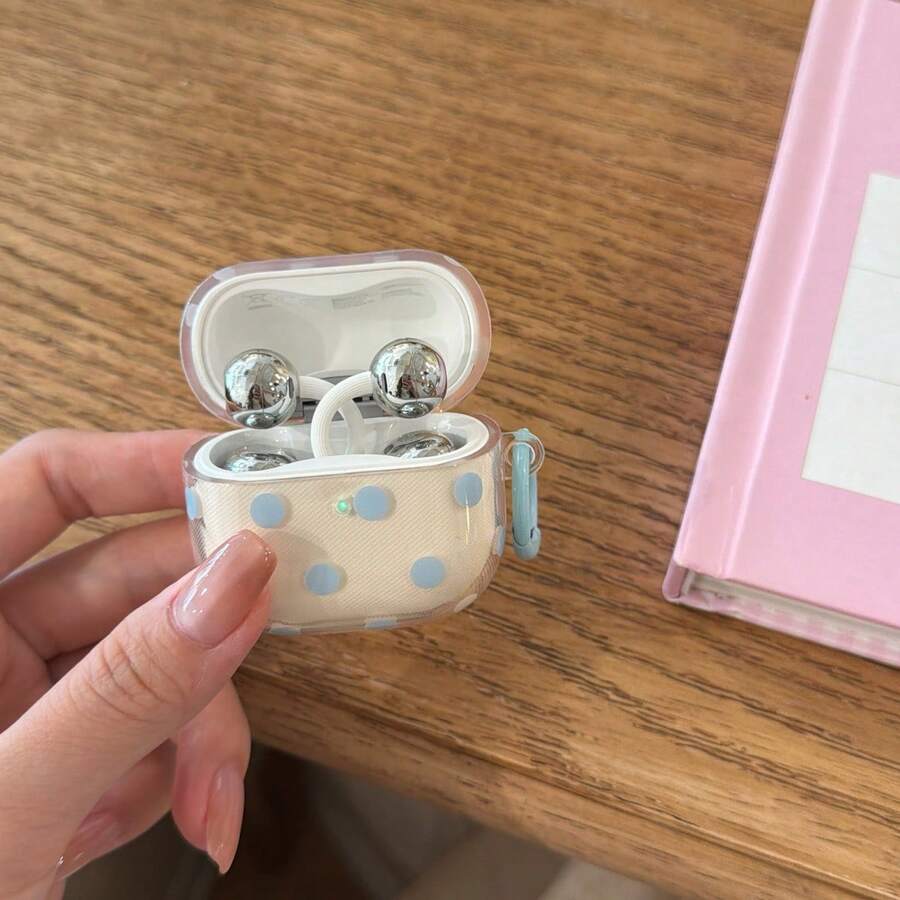 Phù hợp với hộp đựng tai nghe Bluetooth FreeBuds 2/SE2/SE3, ốp bảo vệ chống rơi mềm mại họa tiết chấm bi dễ thương cho FreeBuds 7i/5i/6i.