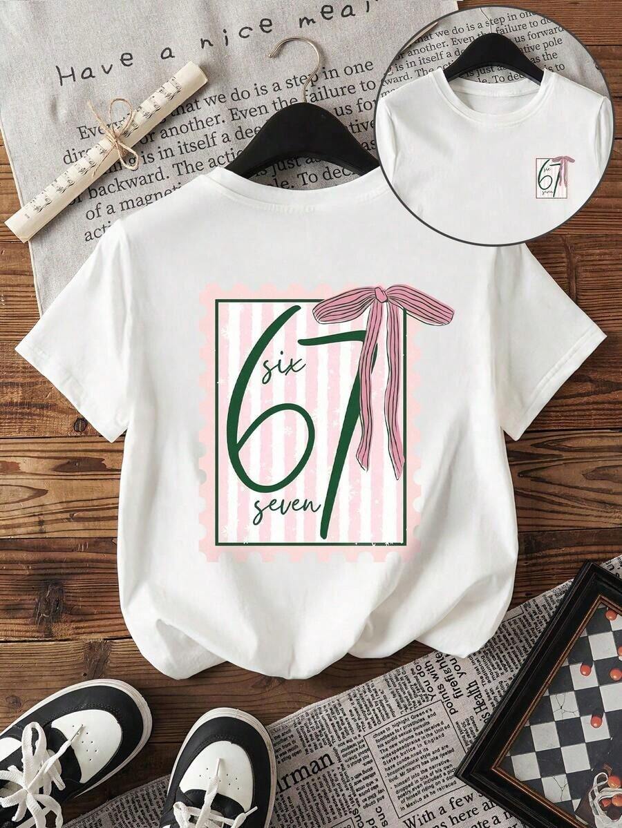 Women's Casual Summer T-Shirt PERFECTLY Imperfect In Pure-Cotton - White 1 - View 1