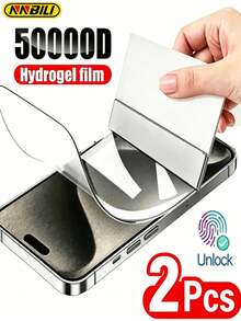 NNBILI 2pcs Full Coverage Hydrogel Screen Protector For IPhone 17 16 15 14 11 12 13 Pro Max 15 14 Plus 17 Air 16e 17e, Applicable For IPhone 13 12 Mini - Clear - View 28