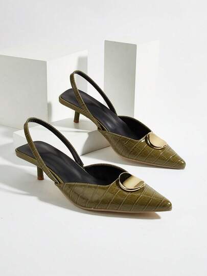 2025 New Elegant Fashion Women's Backstrap Slip-On Shoes (Shoe Upper Randomly Cut)