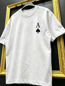 Manfinity Men's Printed Drop Shoulder T-Shirt - Grey - View 4
