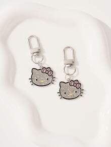1/2/3件裝 鑲鑽 Hello Kitty 鑰匙圈吊飾，Hello Kitty 鑲鑽鑰匙圈，Kitty 鑰匙圈，Kitty 派對禮物，小 Kitty 鑰匙圈，HK 鑰匙圈，創意鑰匙圈，可愛錢包掛繩配件，包包裝飾吊飾，生日禮物，派對禮物，汽車配件，耳機殼配件，學校配件，最佳禮物，可愛哥德風，Y2K - 多色 - 查看 2