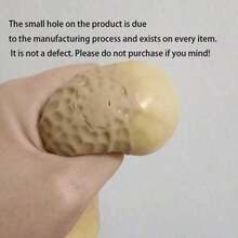 1/2Pcs Peanut Shaped Silicone Squeeze Toy, Soft Slow Rebound Squishy Fidget Toy, Flexible Moldable Tactile Sensory Stress Relief Gadget, Premium Skin-Friendly Silicone Decompression Accessory For All Ages; Lightweight Handheld Portable Squishies, Universal Calming Squeeze Toy For Kids, Teens And Adults, Ideal For Office Relaxation, Classroom Stress Relief And Interactive Party Games; Durable Reusable Daily Leisure Essential,  Food-Themed Novelty Collectible, Versatile Thoughtful Gifting Option For Birthdays, Seasonal Holidays And Family Gatherings, Practical Daily Self-Care Tool To Soothe Irritability, Ease Muscle Tension, Relieve Mental Fatigue, Stabilize Negative Mood And Support Long-Lasting Emotional Regulation - 彩色 - 查看 6