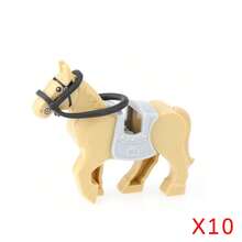 Figuras de Caballeros Militares Medievales y Juego de Bloques de Construcción de Caballos de , Juguetes Militares Medievales con Accesorios para Niños, Regalo - SGM08 - Ver 35