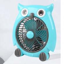 Ventilador De Mesa Y Escritorio Para Hogar Oficina, Animado Buho - Ver 2
