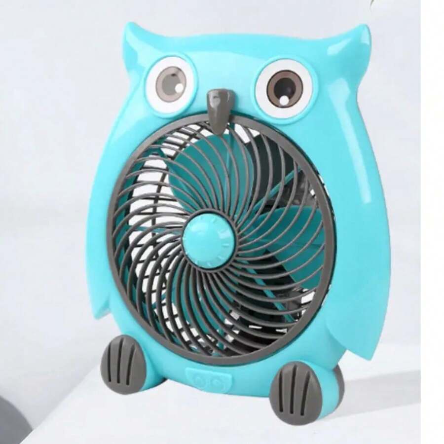 Ventilador De Mesa Y Escritorio Para Hogar Oficina, Animado Buho