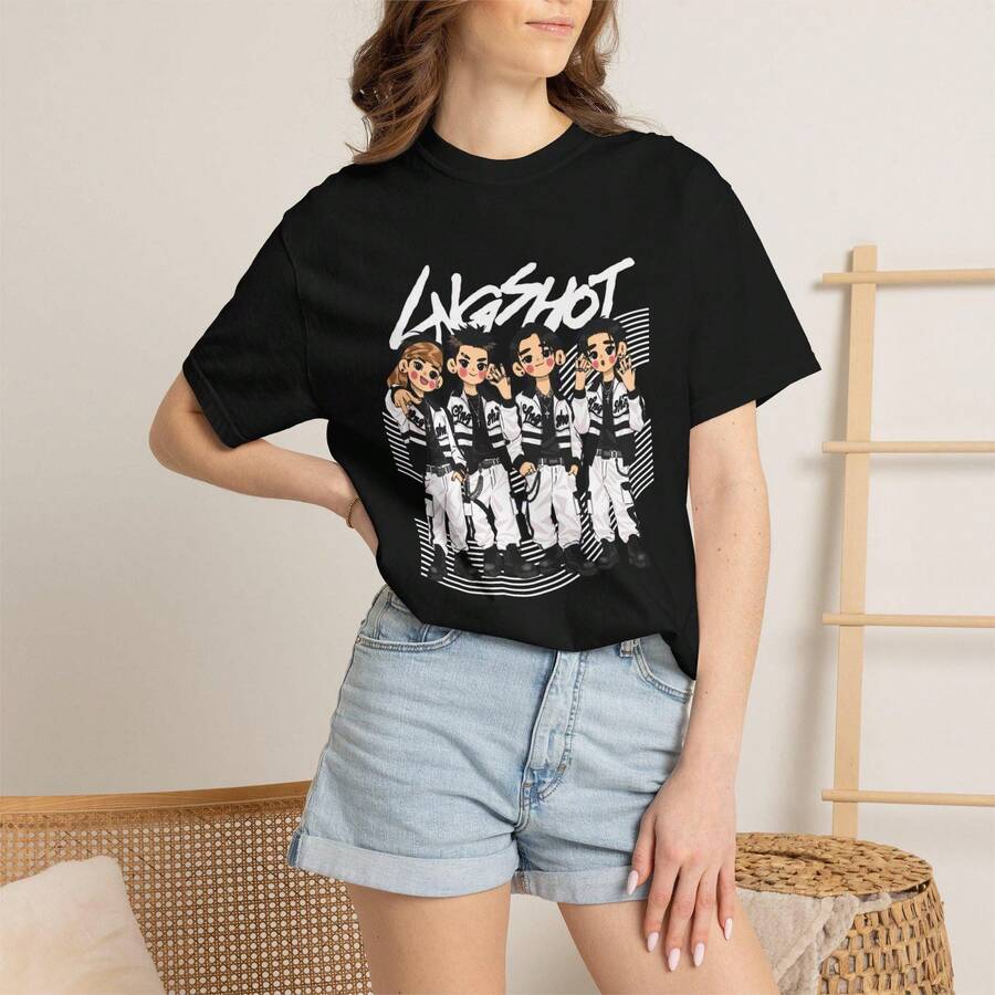 Women T-Shirts - Black - View 1