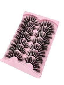 7 Pairs Set "25mm Natural Eyelash" | Daily Date Killer, Fluffy And Curly Super Charming - View 4