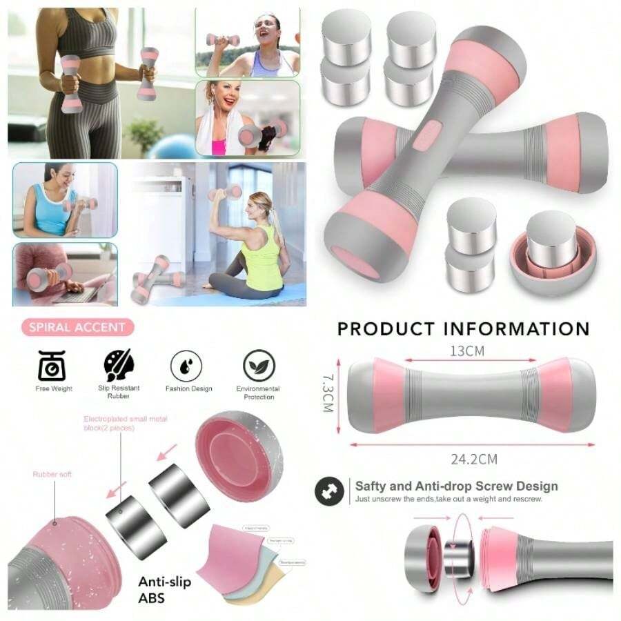 Strength Training Equipment Accessories - A-2x 2kg-pink - View 1